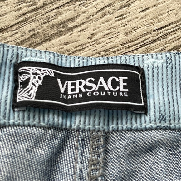 Versace Jeans Couture Flare Leg Pant Size Women 27 - Picture 4 of 14